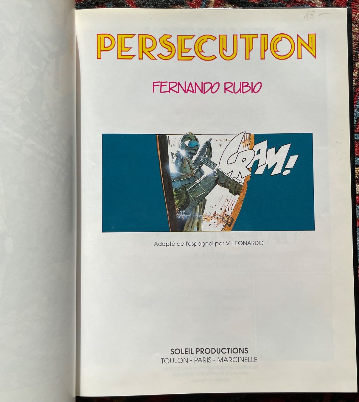 Fumetti: Bd Rubio Persécution tbe eo 1990 – Usato da Biel/Bienne venduto da galaq 4