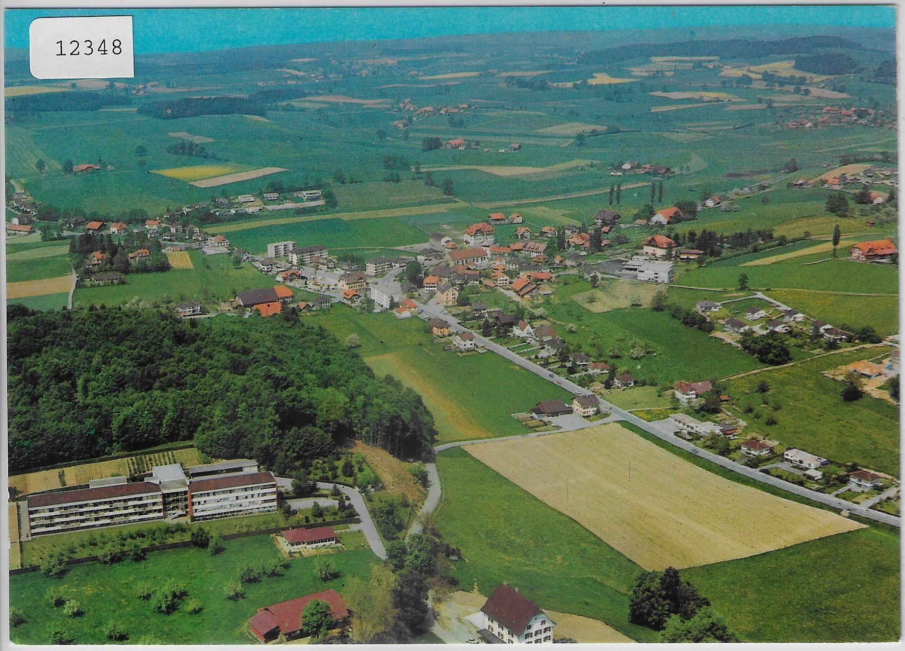 Cartoline postali: Flugaufnahme Tafers FR – Antico da Ettingen venduto da Kartenplanet