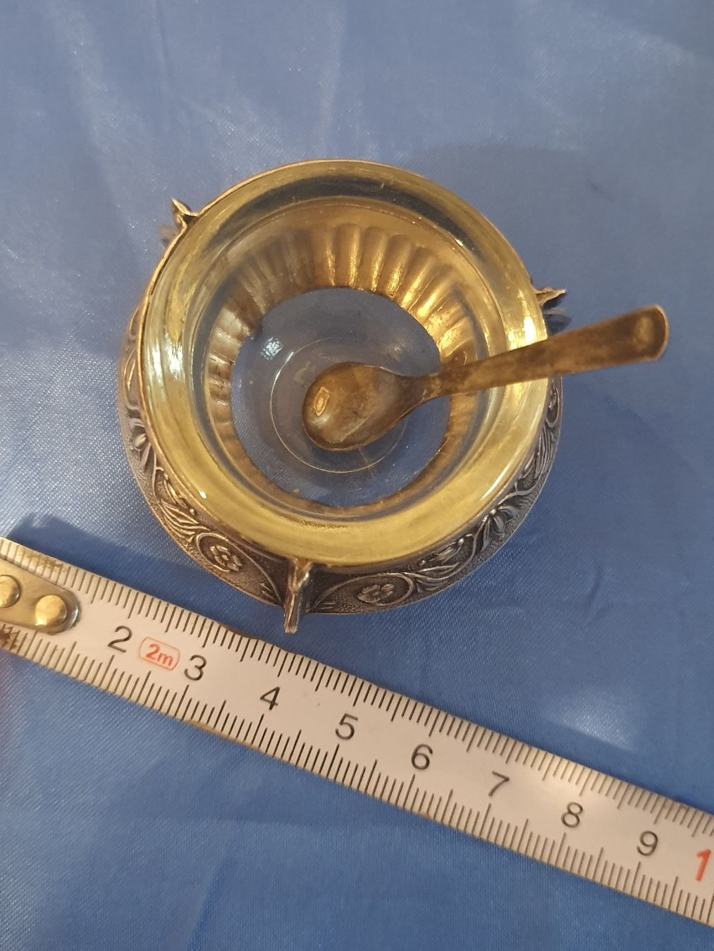 Gläser: Saliere Antik Glas Silber – Gebraucht aus Russikon von eunicetungol