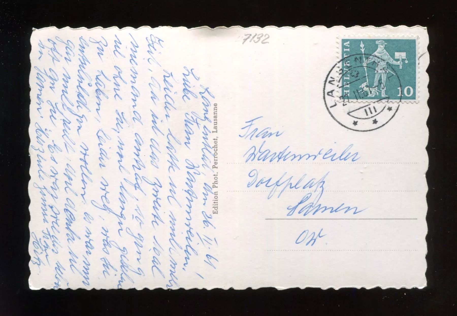 Ansichtskarten: Langenthal, Post – Gebraucht aus Aarau von Elmaar41 1