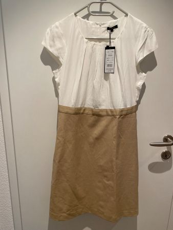 Kleid Damen 38 More&More weiß/beige NEU mit Preisschild