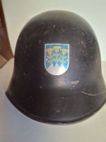 Antiker Schweizer Feuerwehr Stahlhelm