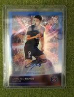Carte Topps Gonçalo Ramos PSG - Autographe certifié 091/250