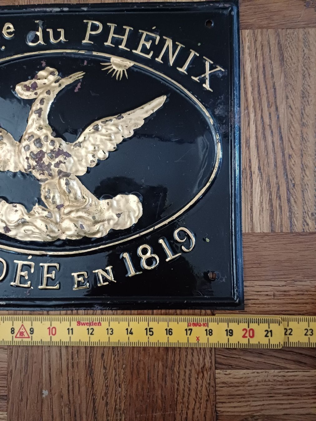 Insegne: Antikes Blechschild, Phenix Versicherung – Usato da Niederuzwil venduto da wolkenlos80 7