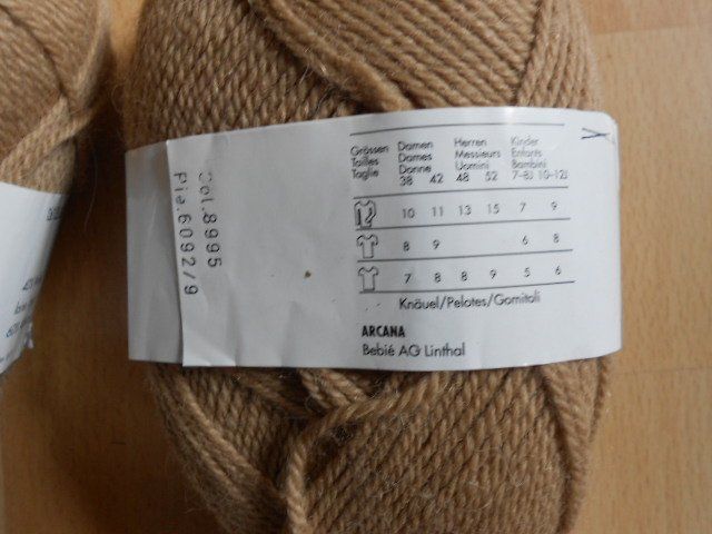 Lana: Wolle mit ALPACA natur-Farben – Usato da Flühli LU venduto da primula-47 2