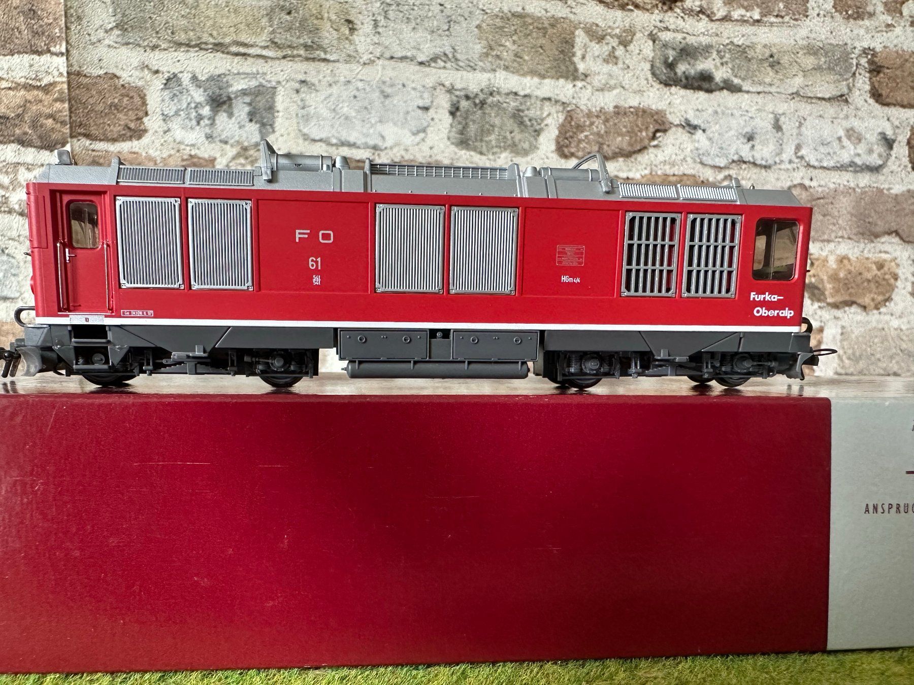Bemo Modelleisenbahnen: Bemo FO Zug HGm 4/4 und 3 Wagen – Neu (gemäss Beschreibung) aus Pfaffnau von Rex2603 2