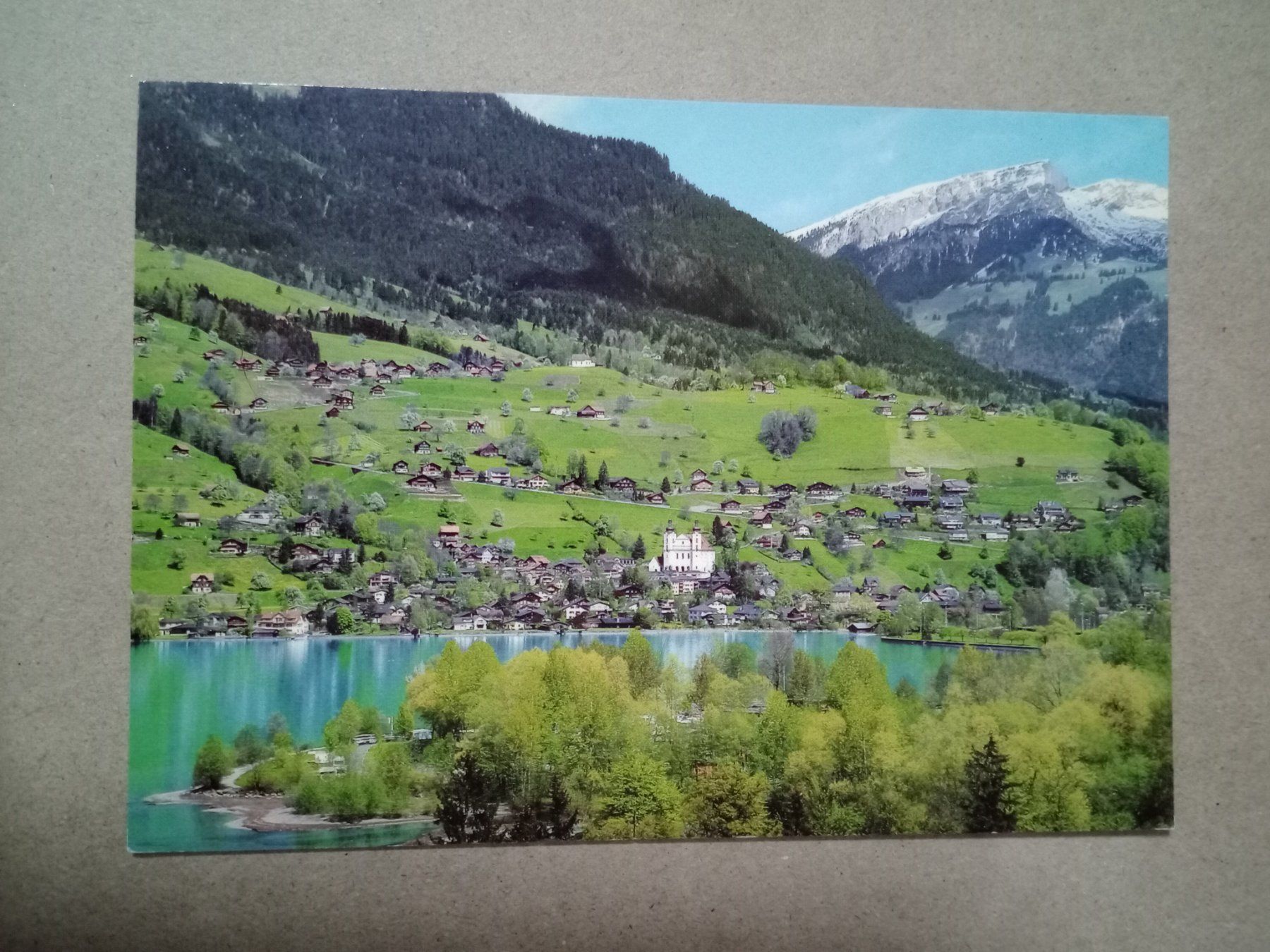 Ansichtskarten: Ak Sarnen Blick auf Campingplatz Stempel – Gebraucht aus Küttigen von Melisch1000