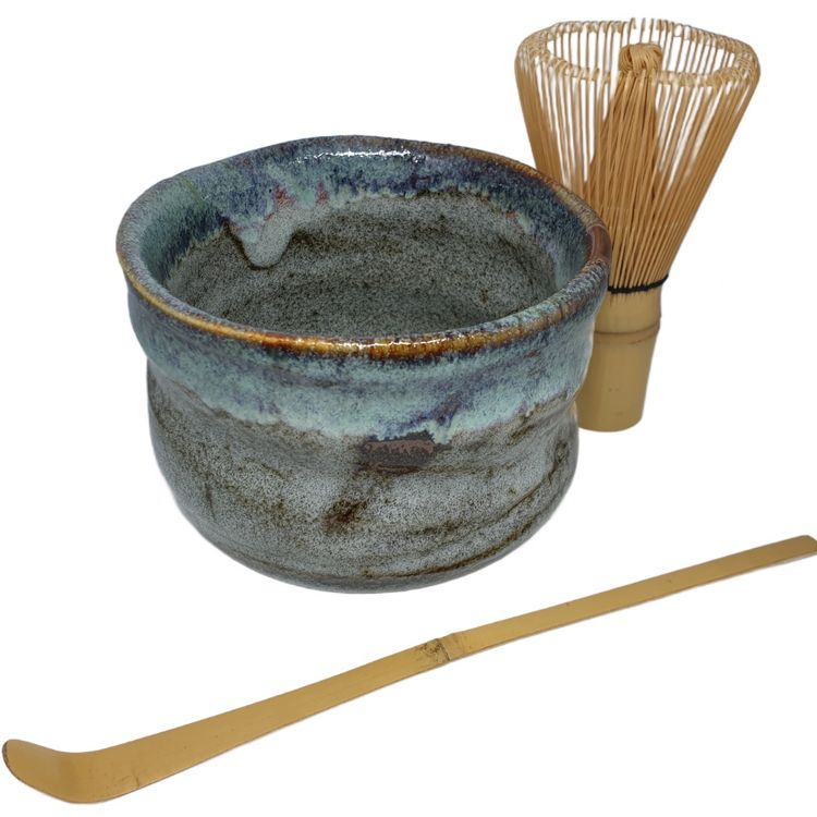 Matcha Set 4-teilig - Japanisches Teeset Mit Bambusbesen In Rosa