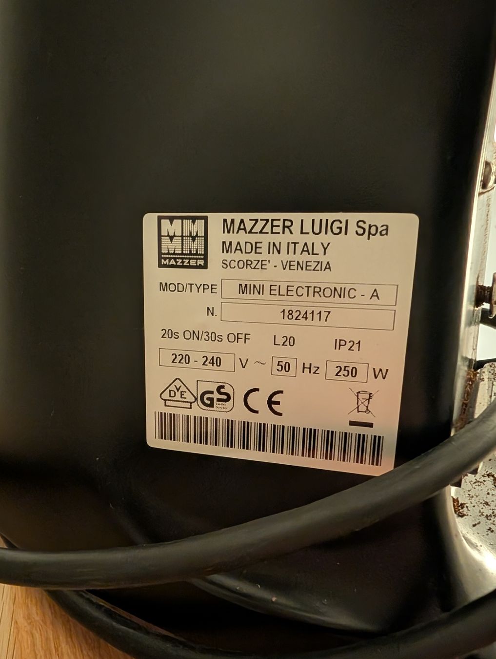 Kaffeemaschinen & Espressomaschinen: coffee grinder mazzer mini electronic A – Gebraucht aus Zürich von vas_jsr8 3
