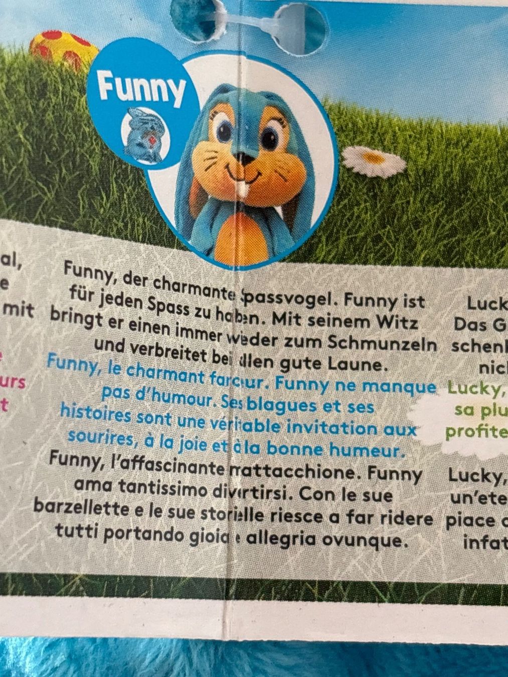Migros Giocattoli: Plüschtier  "Funny" - NEU – Nuovo (secondo la descrizione) da Genève venduto da Livsonman 2