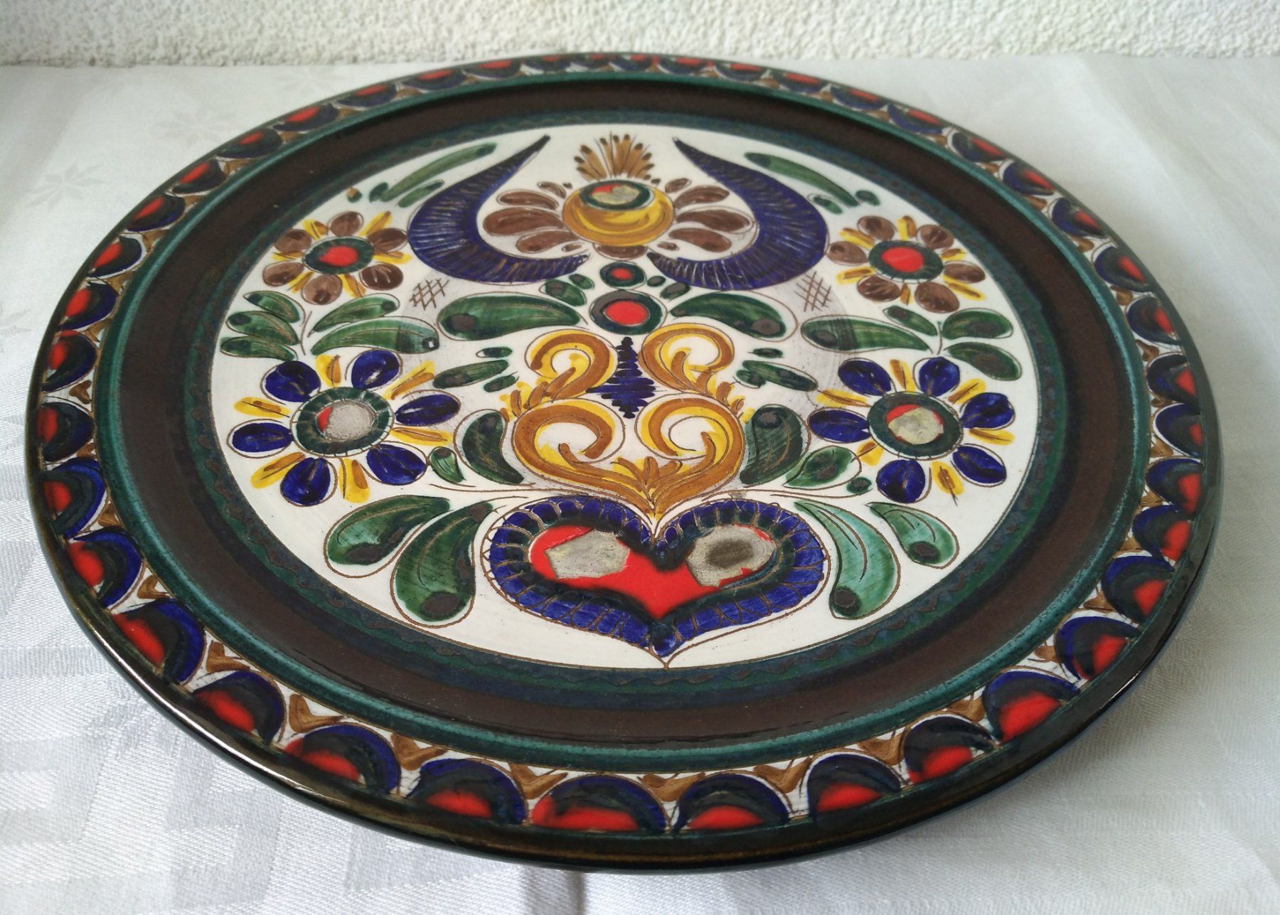 Teller: Keramik-Wandteller, Rominger Pontresina – Gebraucht aus Chur von rh86424 1