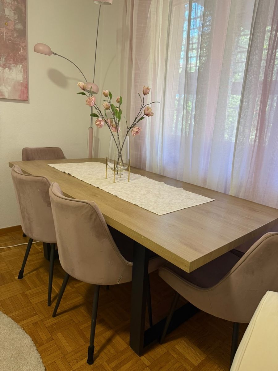 Tische: Extendable Dining Table Oak Look 200cm x 100cm – Gebraucht aus Lausanne von musk-77