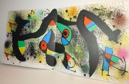 Neue Fundschätze Kunst Miro Lithografie aus DML v Miro 1973