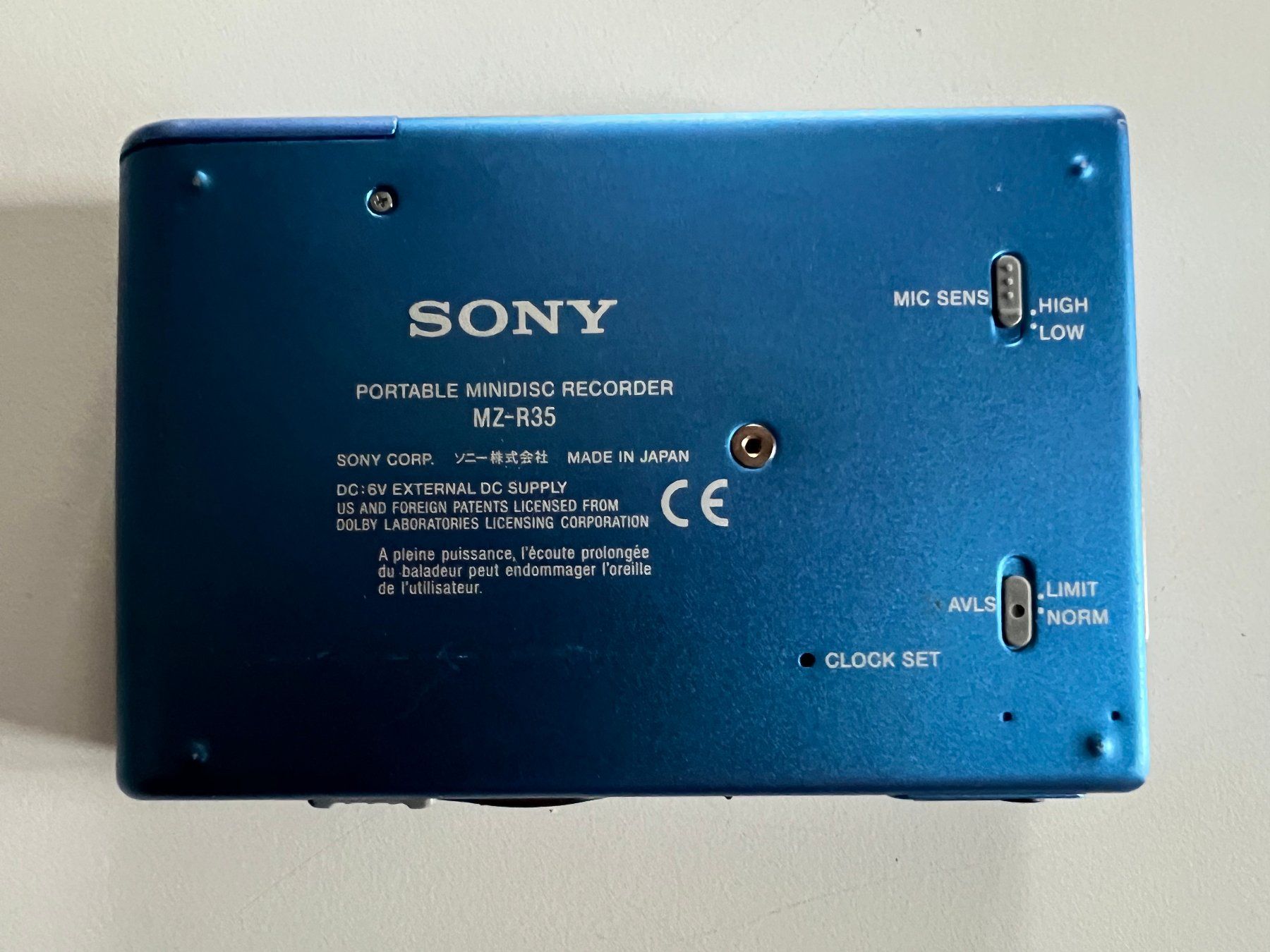 Sony Minidisc: Sony Walkman MZ-R35 – Gebraucht aus Bazenheid von Ruediloosli 2