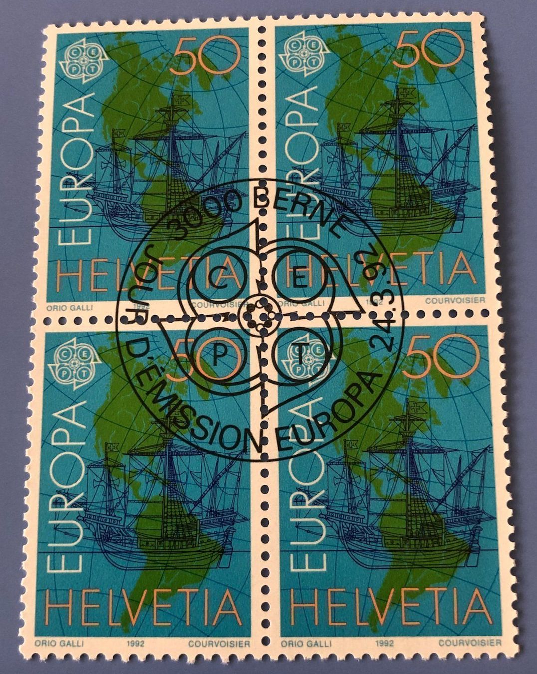 Tutti i francobolli: 4 er Block Nr.826 mit Vollstempel Bern – Usato da Aarau venduto da Billa007