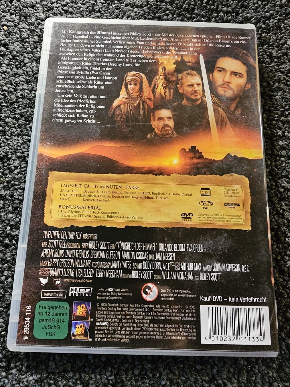 Tutti i DVDs: Königreich der Himmel (21250) – Usato da Ruswil venduto da jan_bxl5 1
