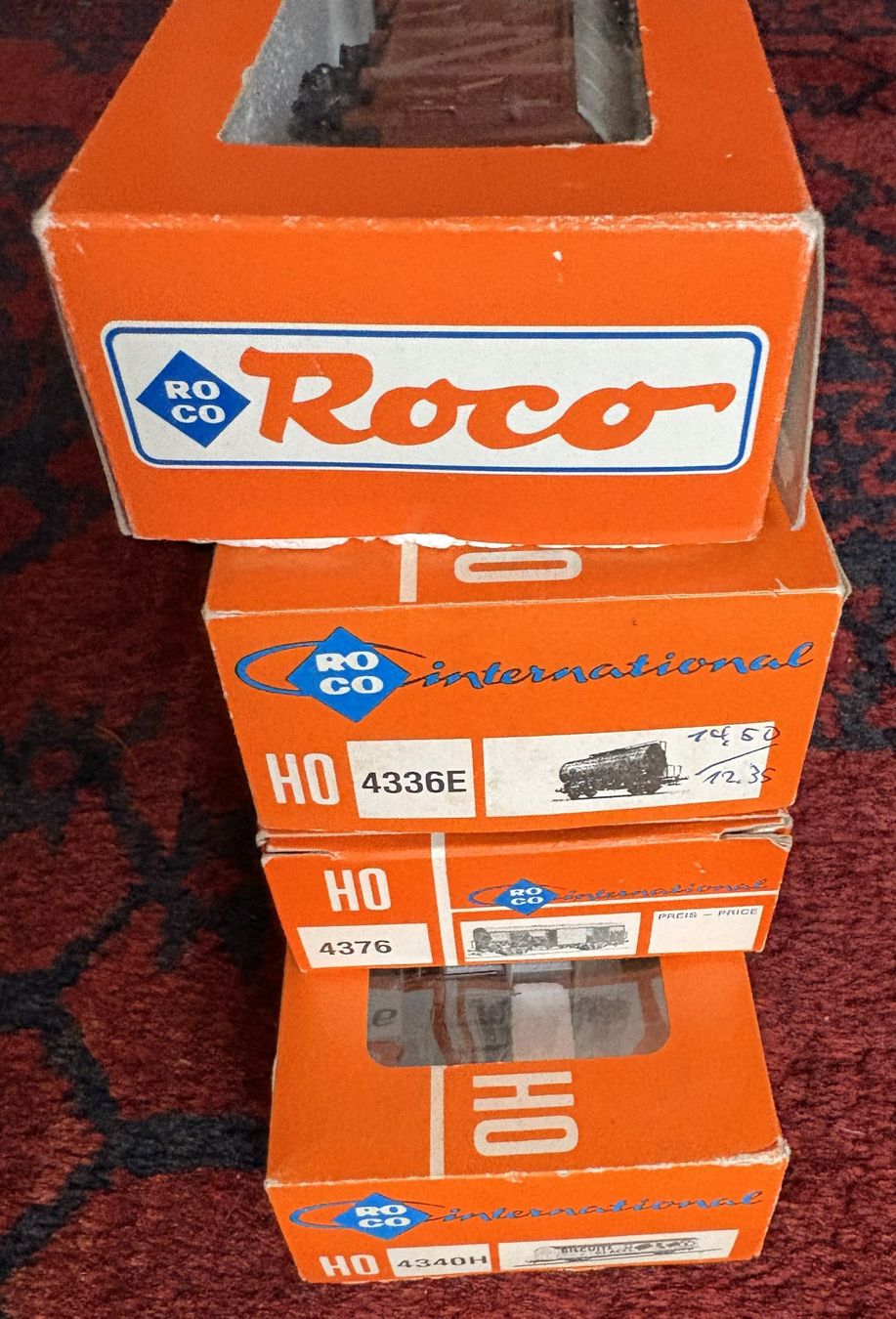 Roco Modellini di ferrovie: 4 Roco H0 SBB/DB Güterwagen – Usato da Volketswil venduto da zwitsch33 4
