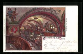 Bern, Grosser Kornhauskeller, Wandmalere