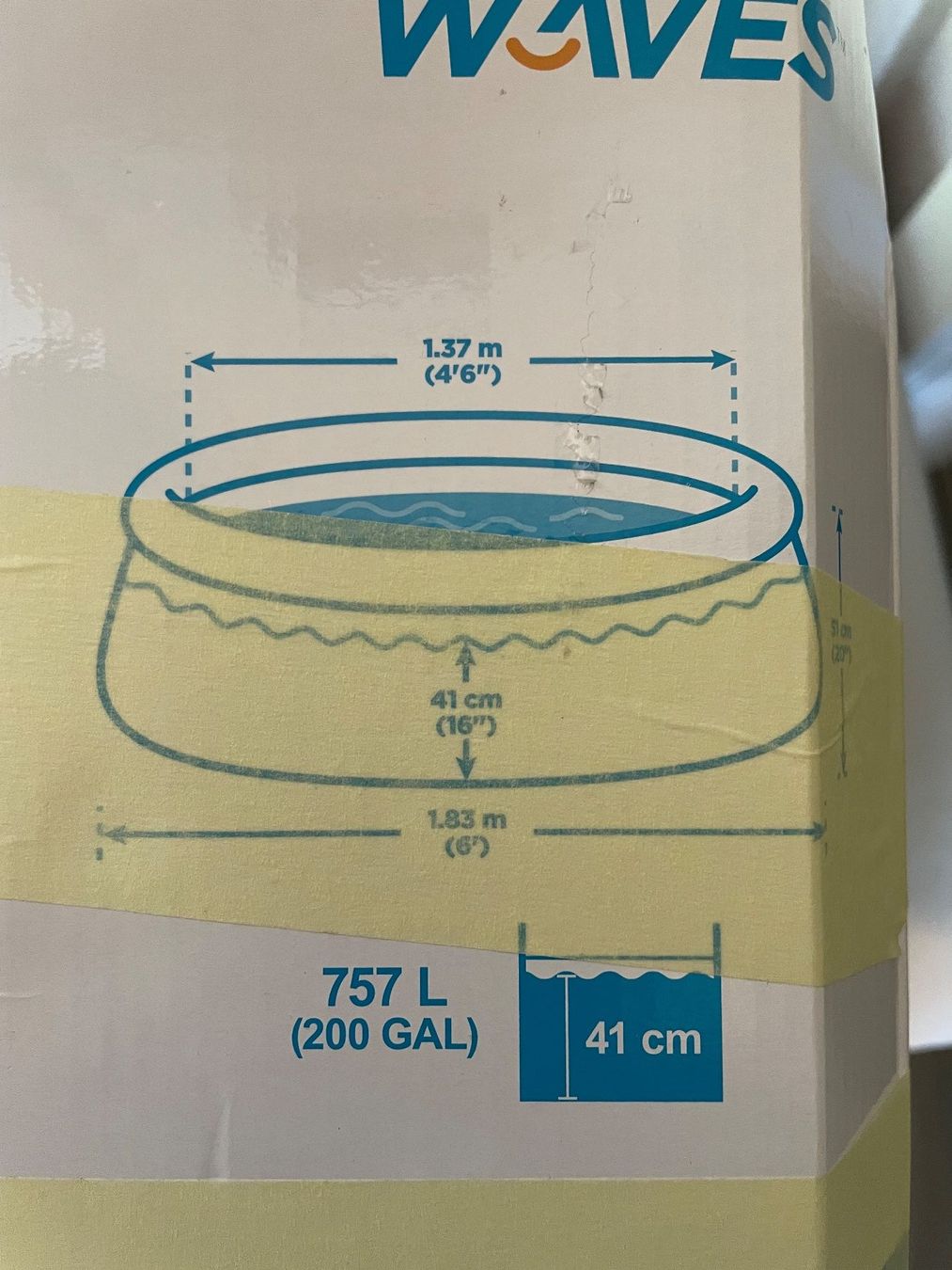 Piscine: Pool für Kinder, aufblasbar – Nuovo (secondo la descrizione) da Strengelbach venduto da Kontrabass1 2