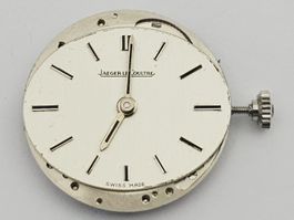 Jaeger Lecoultre Handaufzug Kal. 818/2 Werk mit Zifferblatt