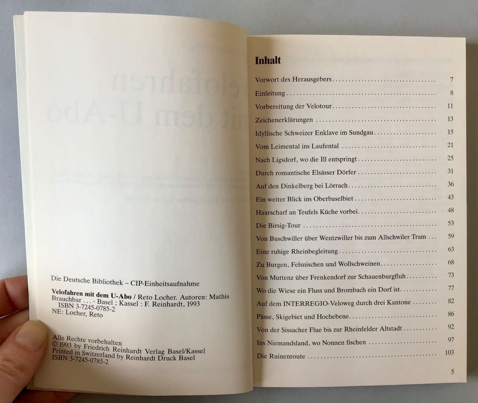 Bücher: Buch: Velofahren mit dem U-Abo – Gebraucht aus Bubendorf von Alpenheidi 3
