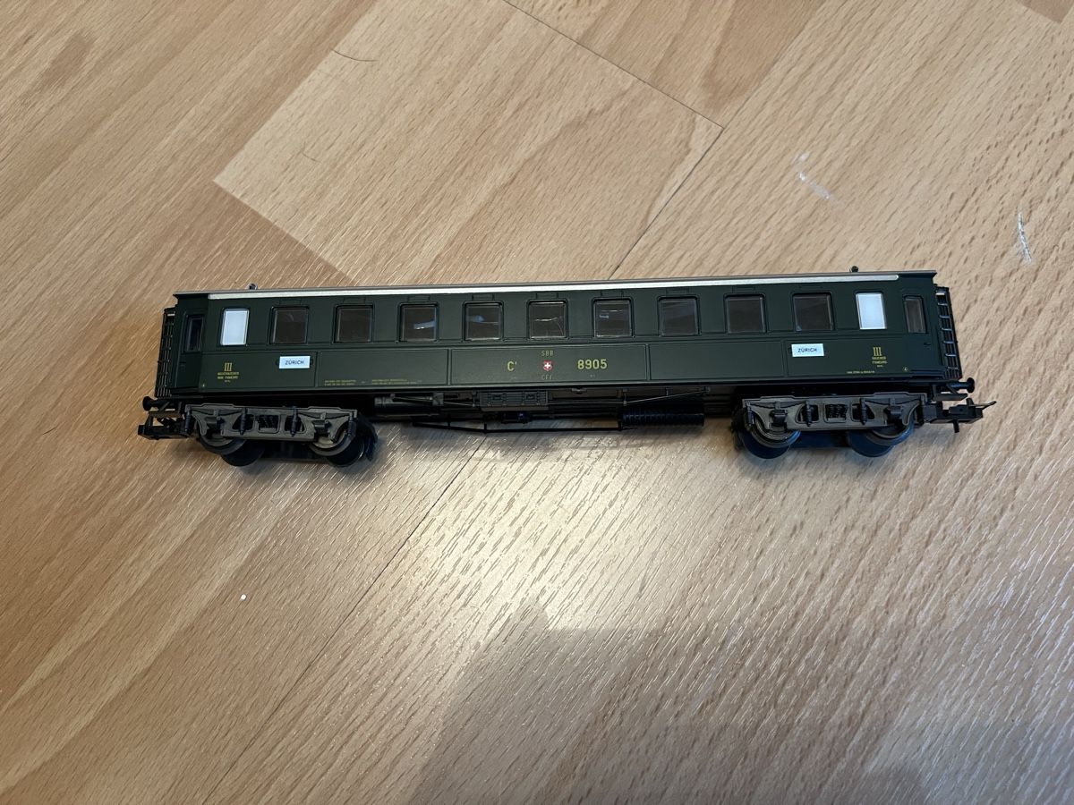 Trix Modellini di ferrovie: Trix Oldtimerwagen SBB – Usato da Gisikon venduto da ram_78bx 1