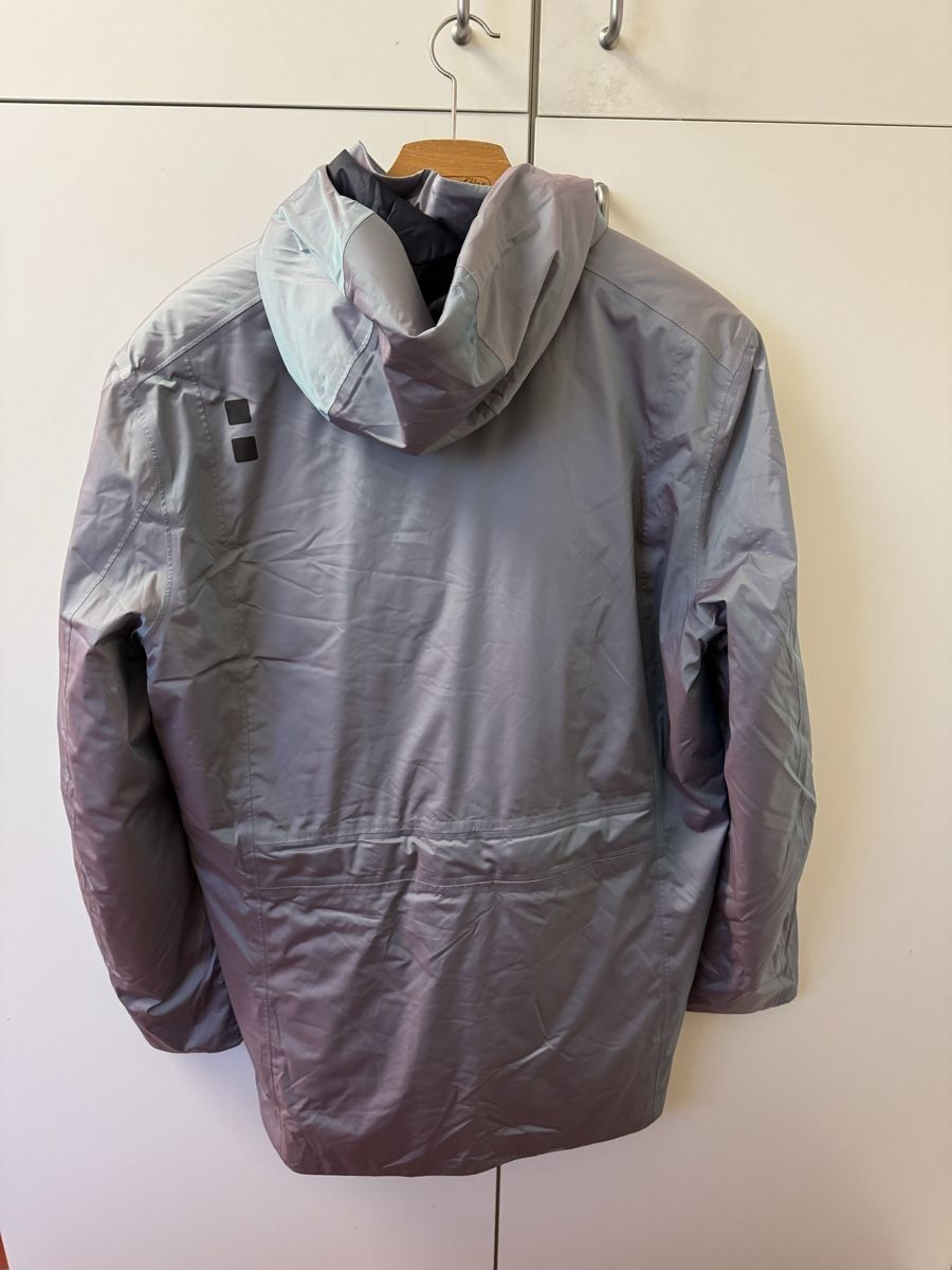Jacken: Uber Daunen Winterjacke mit Kapuze, Grau, PrimaLoft, L – Neu (gemäss Beschreibung) aus Niederbipp von yar_tf6f 2