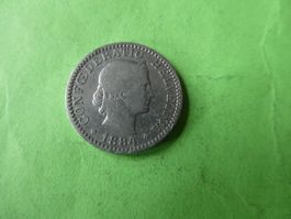 Schweiz 1884,  20 Rappen