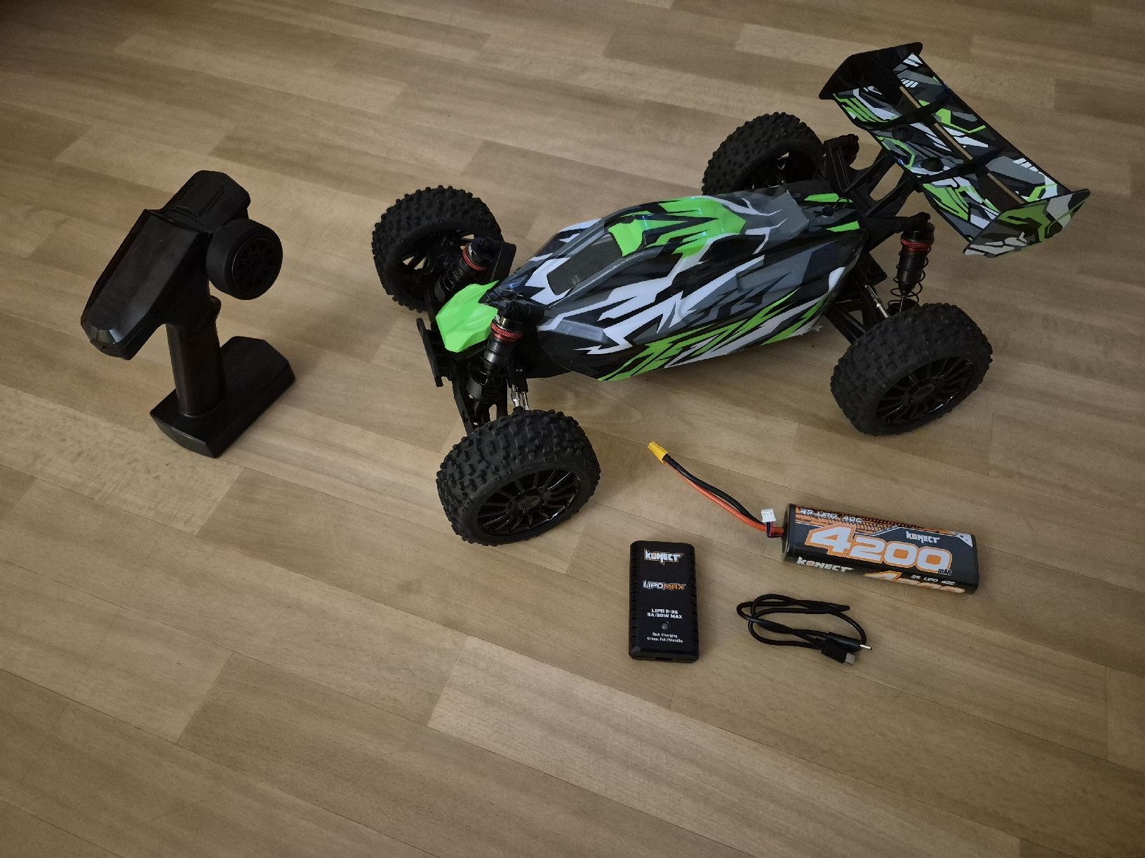 RC Modellbau: Hobbytech Buggy Rogue 2.0 Grün RTR 1:8 – Gebraucht aus Dielsdorf von BARDARRU