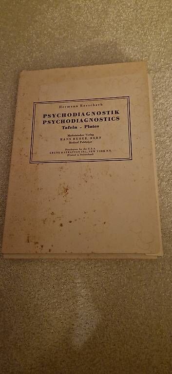 Bücher: Original Rorschach Test Tafeln – Gebraucht aus Winterthur von Pepe83