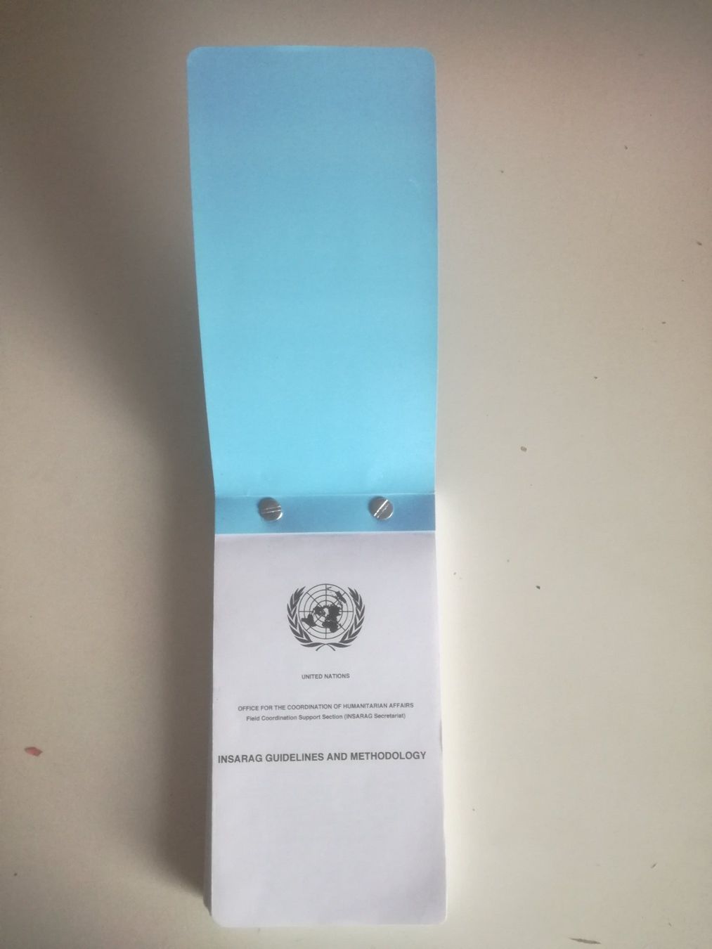 Libri: Booklet INSARAG Guidelines – Usato da Sursee venduto da Ursus_LU 2
