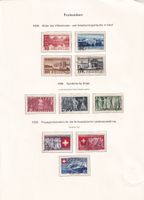 Frei- und Werbemarken 1938-1947, 4 Albumseiten