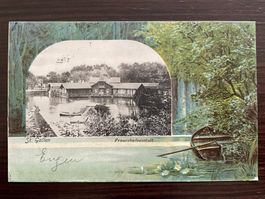 ST. GALLEN Frauenbadeanstalt, Freibad, Jugendstil, SPEZIELL!