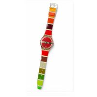 Montre Swatch Red Painted Time 2002 by Stephen Dean