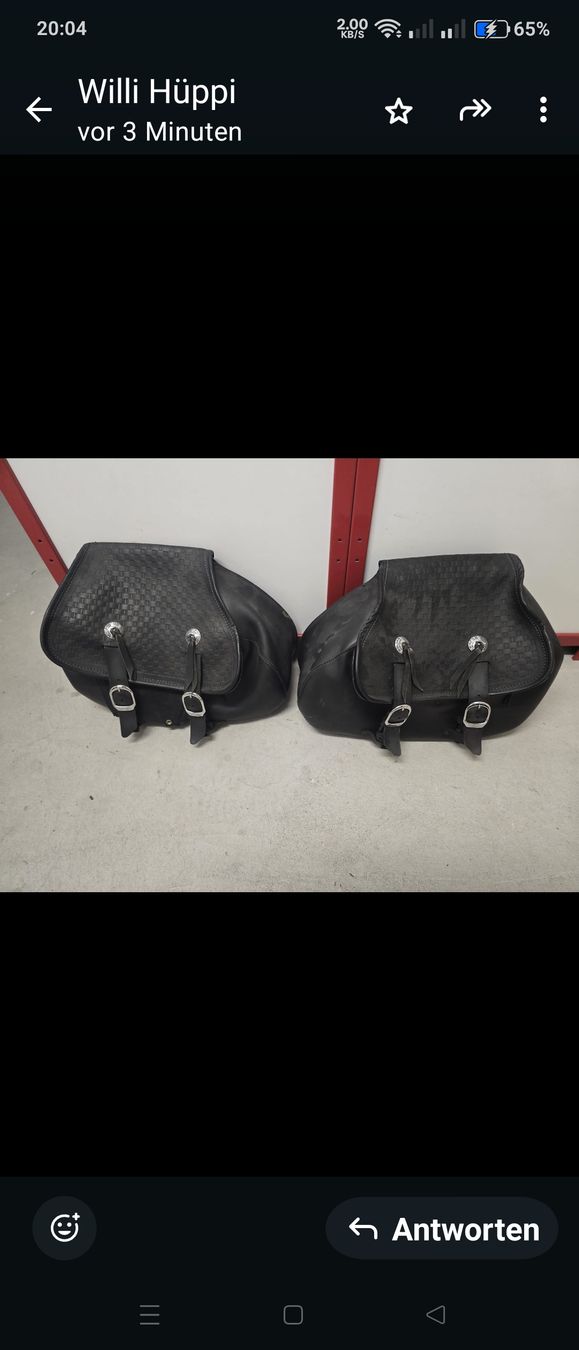 Harley-Davidson Tutti i ricambio per moto: Original Harley Davidson Satteltaschen, Leder, Top! – Usato da Mollis venduto da Gamisch1