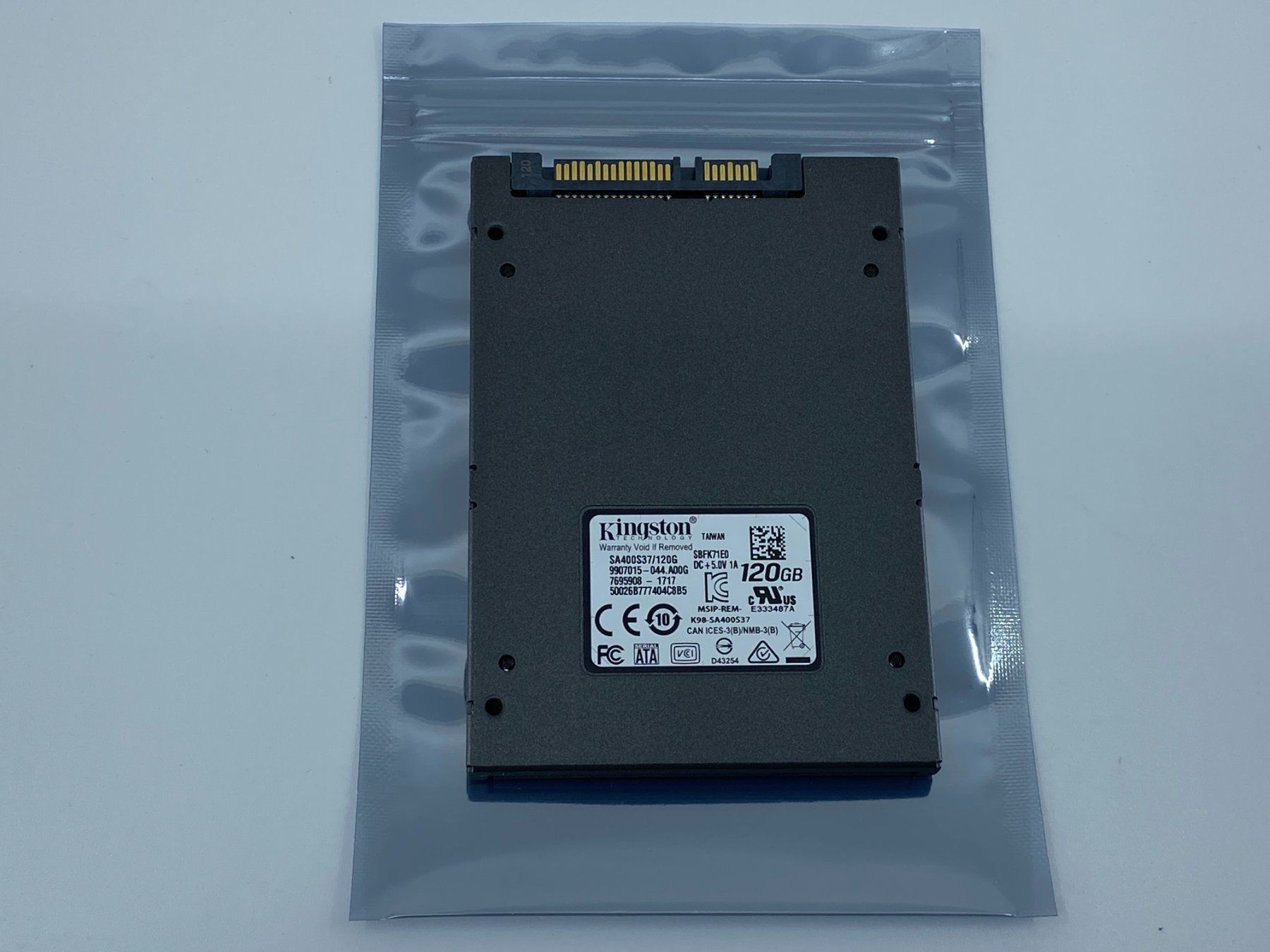 Kingston Harddisks: Kingston 120GB SSD Harddisk (37) – Gebraucht aus Langwiesen von Restposten-24