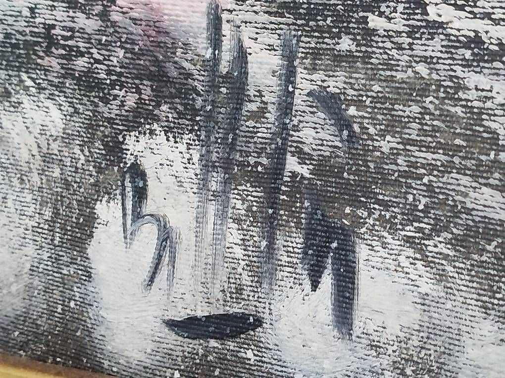 Dipinti: Originelle Gemälde, Armando Ballanti "Schneefall". – Usato da Rupperswil venduto da Viland_Dann 2