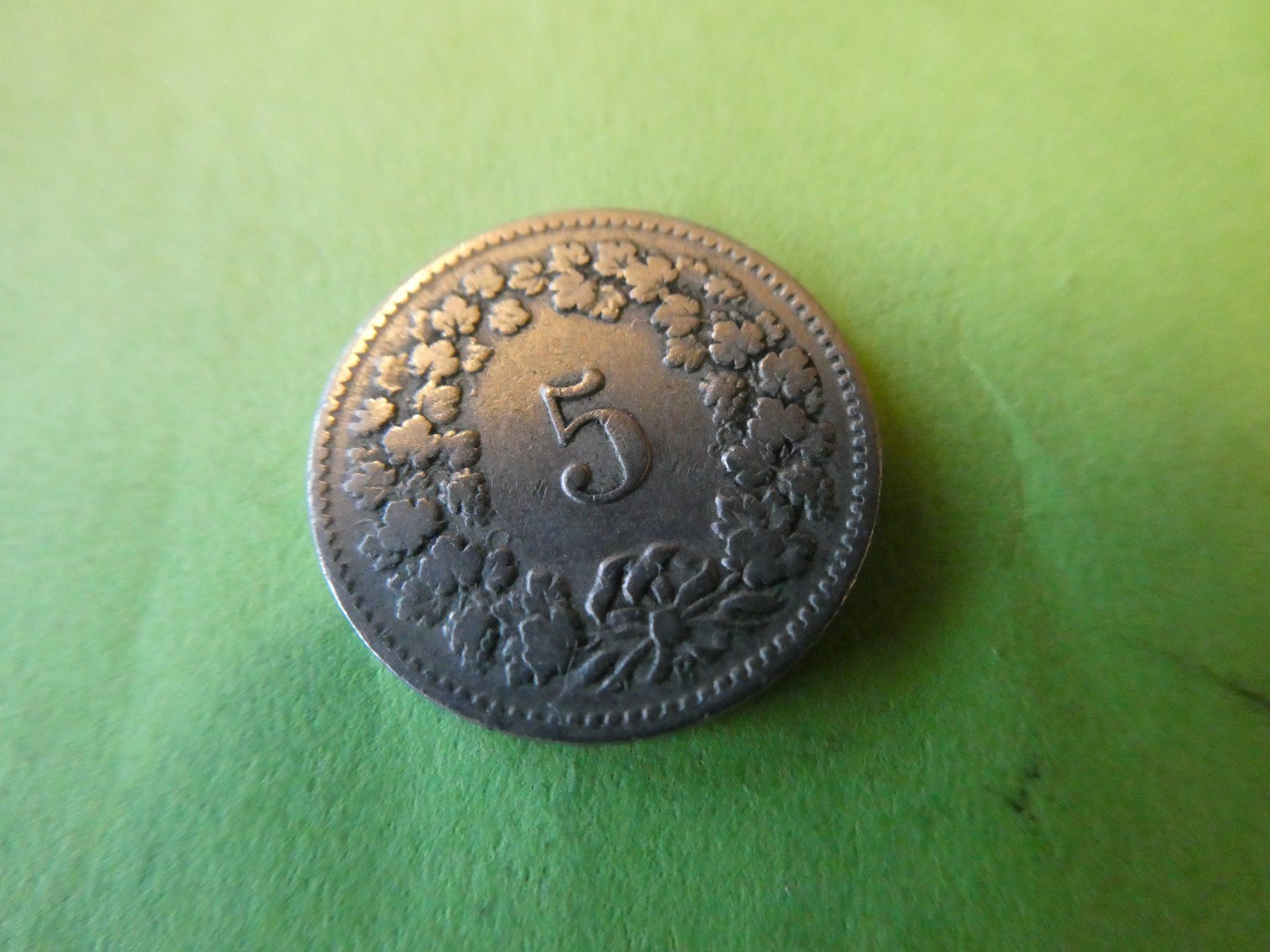 Toutes les monnaies: Schweiz 1902, 5 Rappen – D'occasion à Hinterforst par Rohusri 1