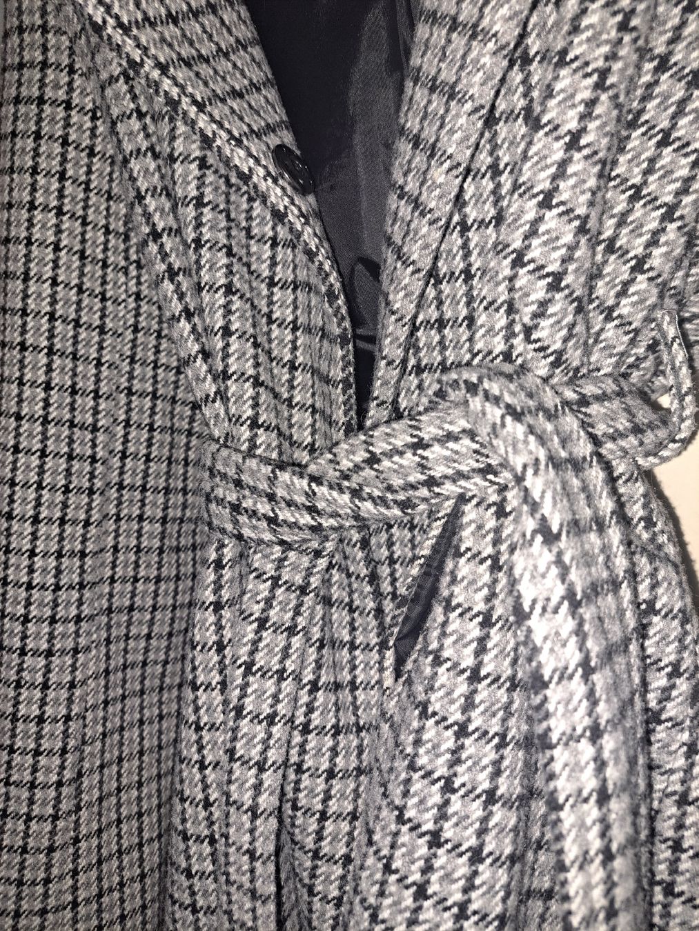 Cappotti: Schicker Damenmantel Grösse 38 kariert mit Gürtel – Usato da Wetzikon ZH venduto da secondhandsfashion 2