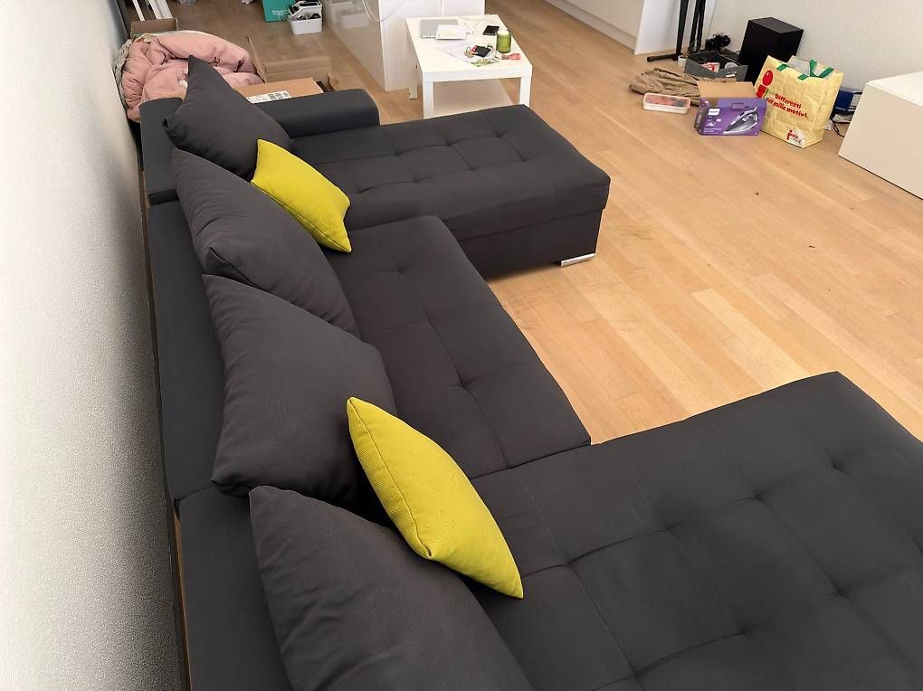 Sofas: Sofa U-Form mit Bettfunktion - Professionell gereinigt – D'occasion à Dübendorf par rad_55ph 1