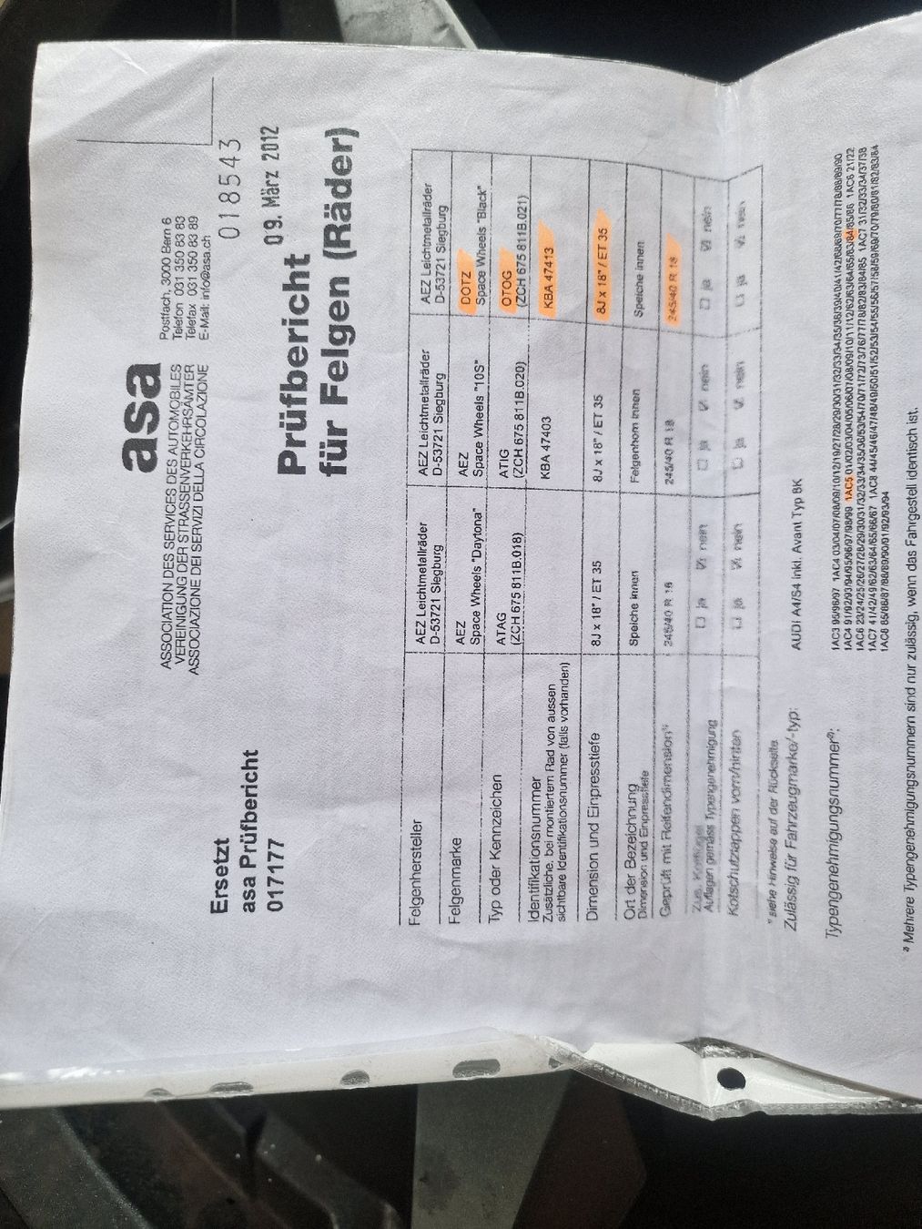 AEZ Cerchioni: AEZ Felgen – Usato da Matten(St.Stephan) venduto da mia_b9kd 2