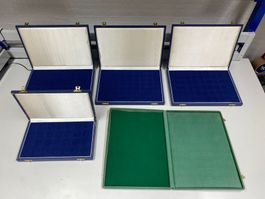 LOT Boxen für 1/2, 1.- , 2.-, 5.- Bundesmünzen /i534