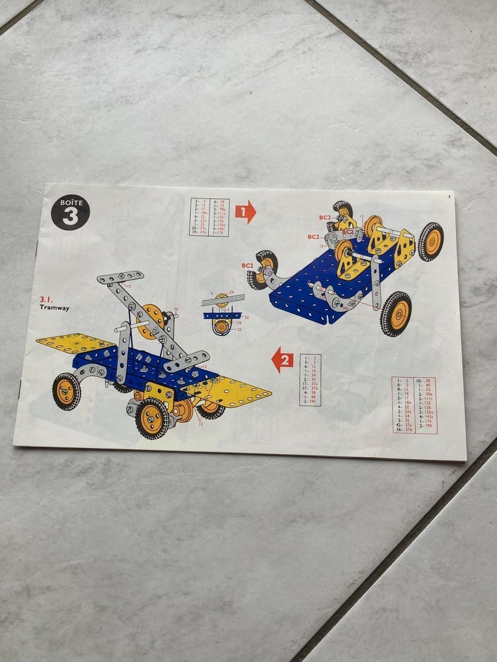 Meccano Kit di costruzioni: Grande boite de Meccano, 6 Modèles de construction – Usato da Bassecourt venduto da CALUMET-X 4