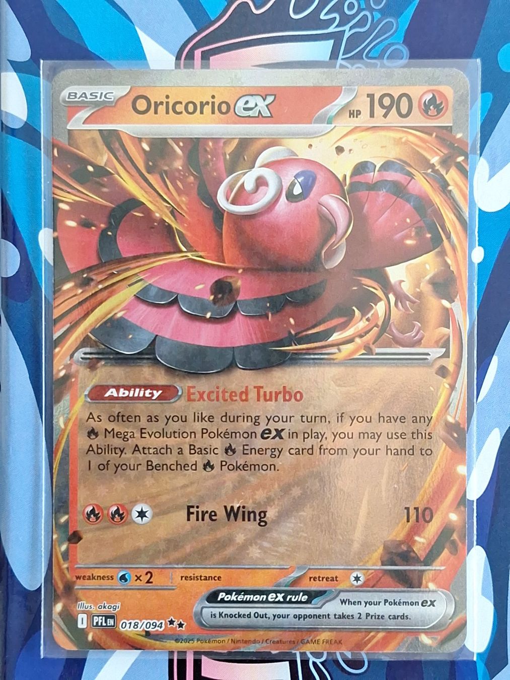 Pokémon Carte collezionabili: Oricorio ex - #14 – Usato da Altstätten SG venduto da GGsGameshop