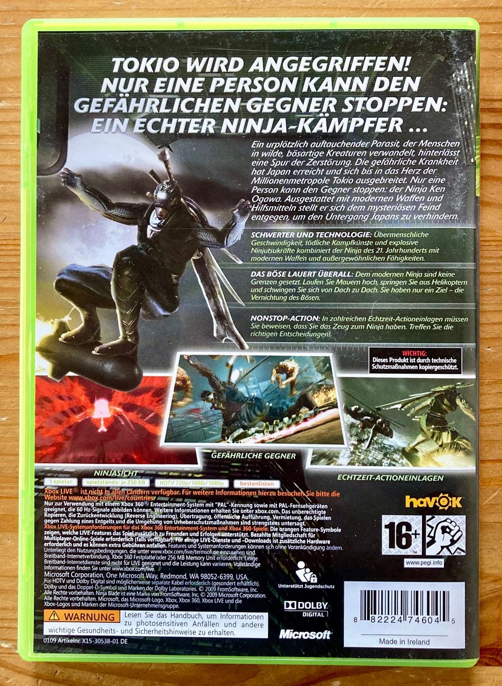 Microsoft Giochi: Ninja Blade (NEU) - Xbox 360 – Nuovo (secondo la descrizione) da Zürich venduto da Djmotionch 3