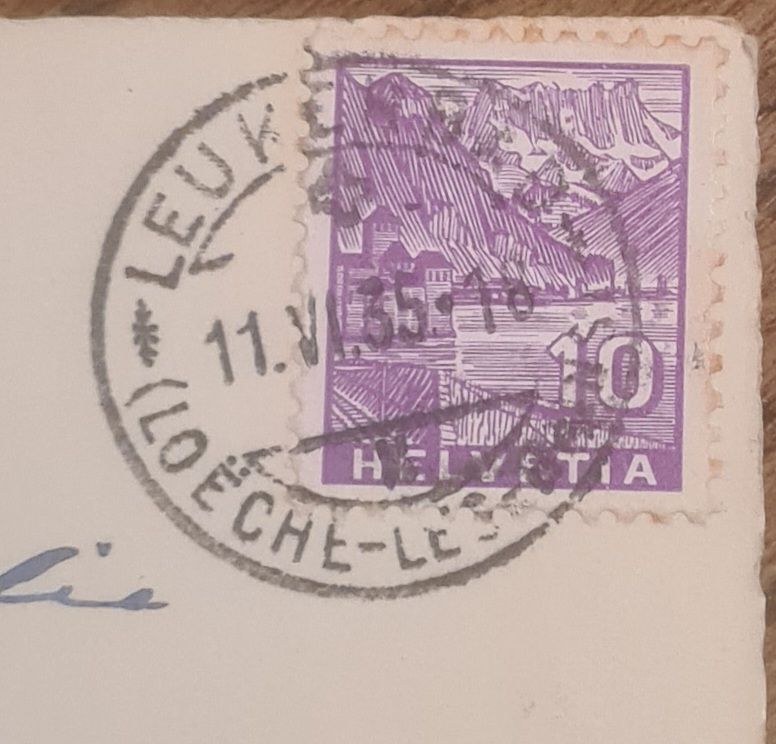 Cartoline postali: Hotel Wildstrubel, Gemmipass 1935 – Usato da Ebikon venduto da Donar50 1