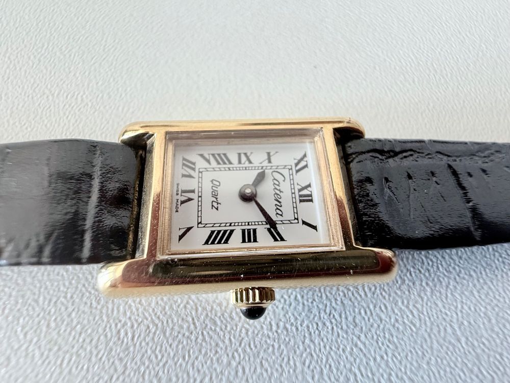 CATENA stainless steel Tank type Small Quartz Swiss (Neuf avec