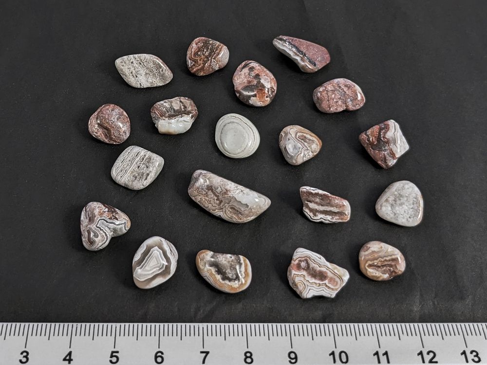 Nevoluxer Achat Trommelsteine 100g - Bunte Halbedelsteine 9-15mm Für Basteln & Dekoration