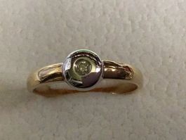 Massives  Diamant Solitaire Set