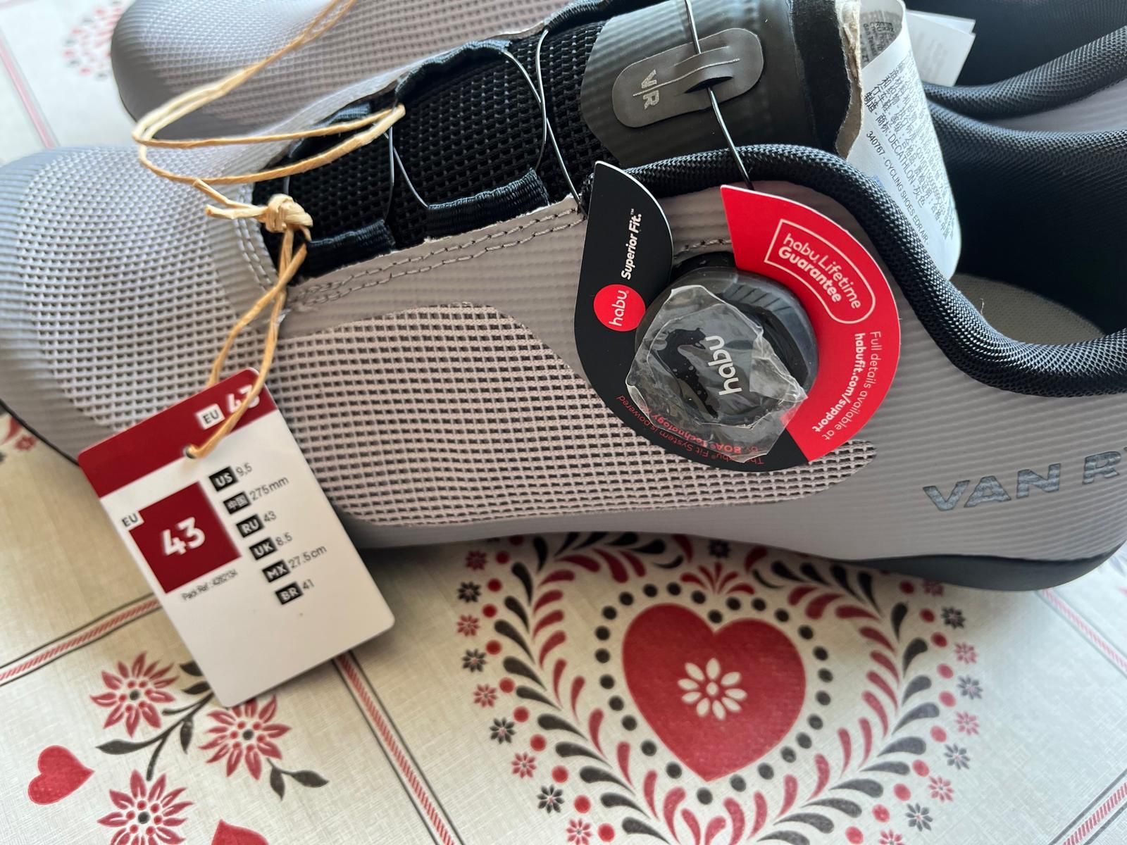 Van Rysel Scarpe da uomo: Van Rysel EDR Air Rennveloschuhe grau – Usato da Rapperswil SG venduto da ale_xg9f 1
